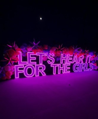 Let's&nbsp;Hear&nbsp;It&nbsp;for&nbsp;the&nbsp;Girls&nbsp;LED&nbsp;Marquee