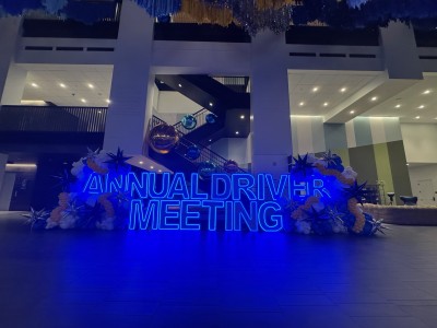 Annual Driver Meeting LED Marquee