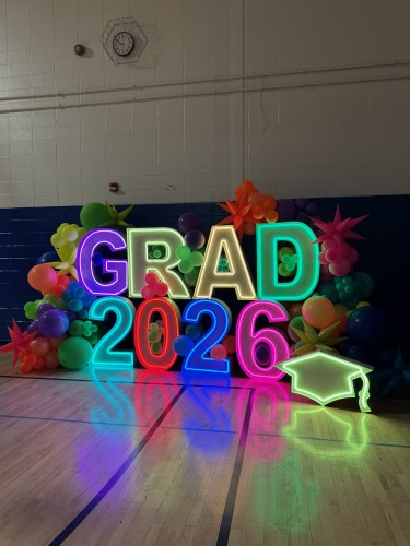 Grad 2026 LED Marquee